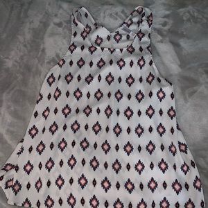 Aztec Pattern Tank Top